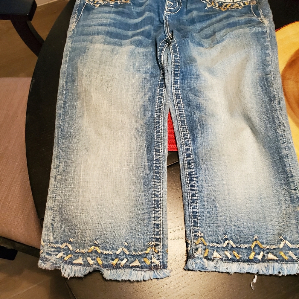 Girls size 16 Miss Me Capri's
